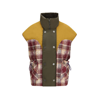 Multicolor Polyamide Sleeveless Jacket