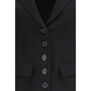 Black Fleece Wool Jacket