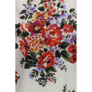 Camisa de algodón con estampado multicolor