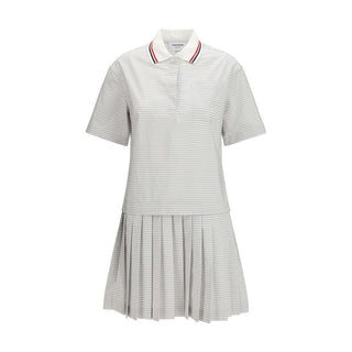 Vestido casual de algodón gris
