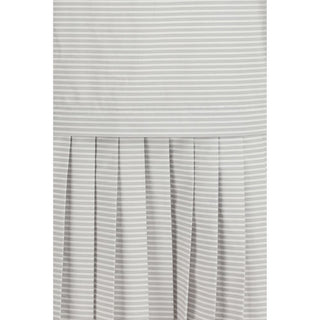 Vestido casual de algodón gris