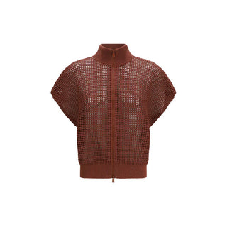 Bordeaux-Baumwoll-Sweatshirt