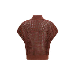 Bordeaux-Baumwoll-Sweatshirt