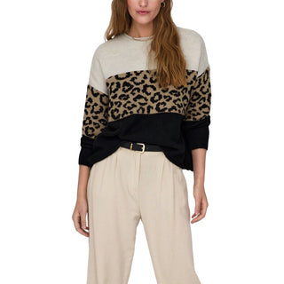 Bicolor-Marabou-Sweatshirt