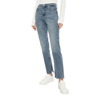 Blue Cotton Skinny Jeans