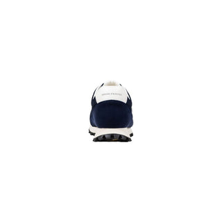 Bicolor Polyester Athletic Sneakers