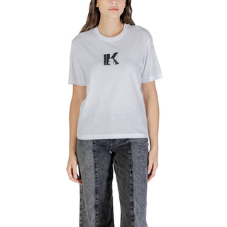 Camiseta de algodón blanca