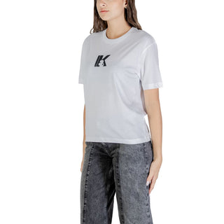 Weißes Baumwoll-T-Shirt