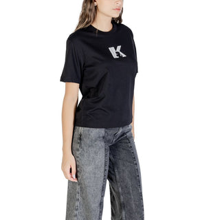 Camiseta de algodón negro