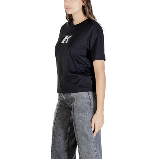 Camiseta de algodón negro