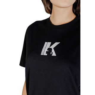Camiseta de algodón negro