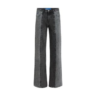 Schwarze Relaxed Fit Jeans aus Baumwolle