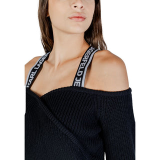 Schwarzes Baumwoll-Sweatshirt