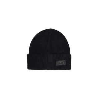 Schwarze Polyester-Beanie