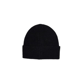 Schwarze Polyester-Beanie