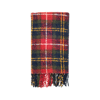 Bordeauxroter Polyester-Schal