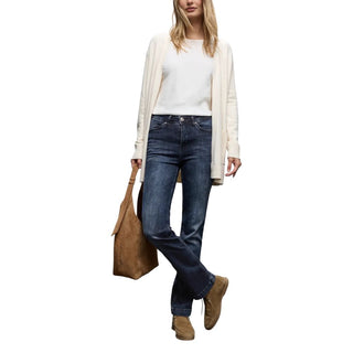 Blaue Skinny Jeans aus Baumwolle