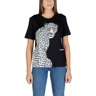 Camiseta de algodón negro
