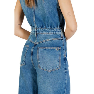 Blue Cotton Jumpsuit