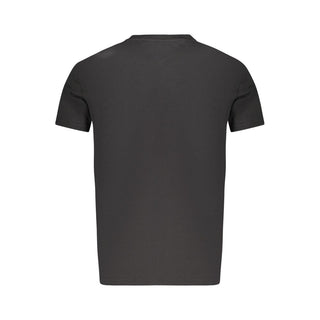 Herren-T-Shirt aus schwarzer Baumwolle