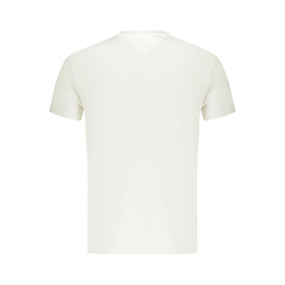 White Cotton Men T-Shirt