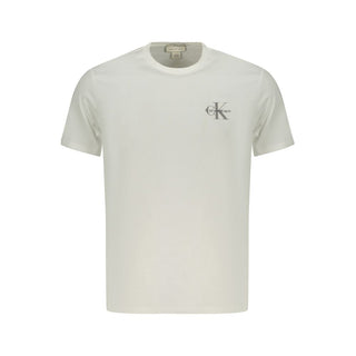 Weißes Baumwoll-Herren-T-Shirt
