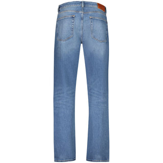 Jeans para hombre de algodón azul
