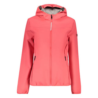 Rosa Damenjacke aus Polyester