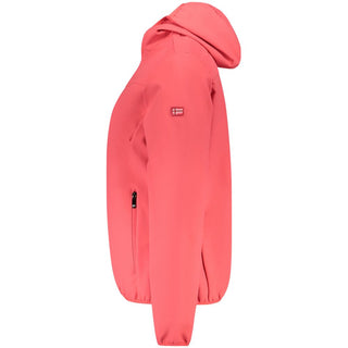 Rosa Damenjacke aus Polyester