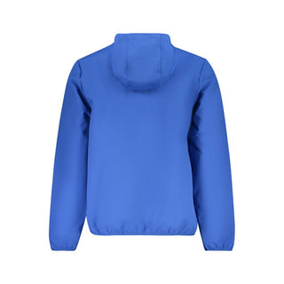 Blu Polyester Men's Jacket