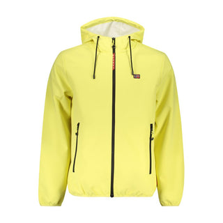 Gelbe Herrenjacke aus Polyester