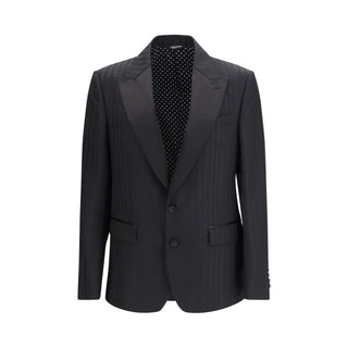 Blazer aus schwarzer Wolle Ovis Aries