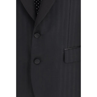 Blazer aus schwarzer Wolle Ovis Aries