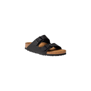 Sandalias planas sintéticas negras