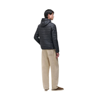 Black Polyamide Full-Length Jacket