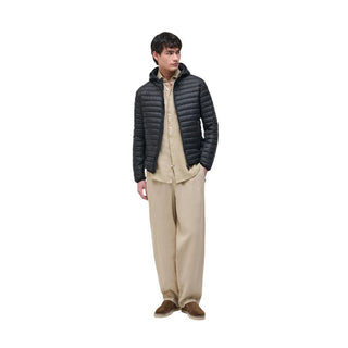 Black Polyamide Full-Length Jacket