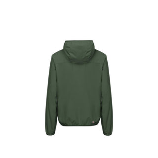 Grüne Polyester-Schalenjacke