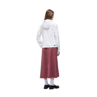 Chaqueta shell de poliéster blanca