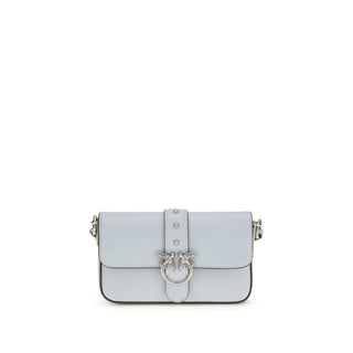 Bolso de hombro de piel de becerro azul Bos Taurus