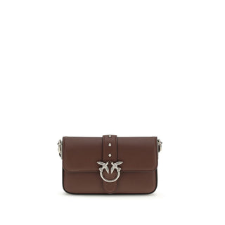 Bolso de hombro de cuero de becerro marrón Bos Taurus  