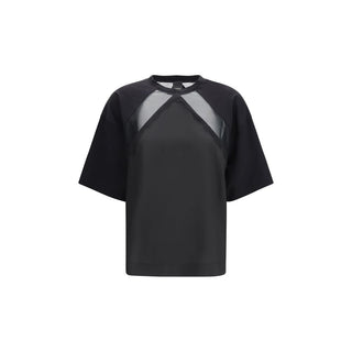 Camiseta de algodón negro