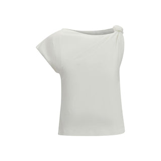 Camiseta sin mangas de algodón blanco