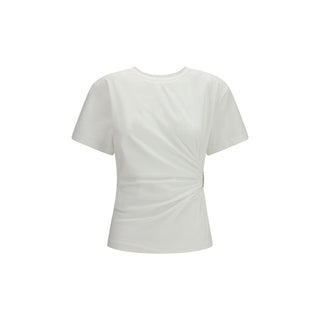 Camiseta de algodón blanca