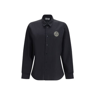 Black Cotton Dress Shirt