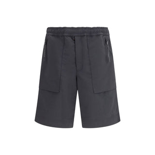 Bermudas negras de poliéster