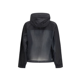 Black Cotton Shell Jacket