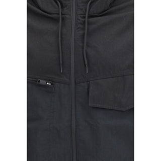 Black Cotton Shell Jacket