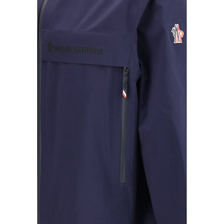 Blue Polyamide Shell Jacket