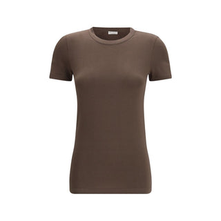Braunes Baumwoll-T-Shirt
