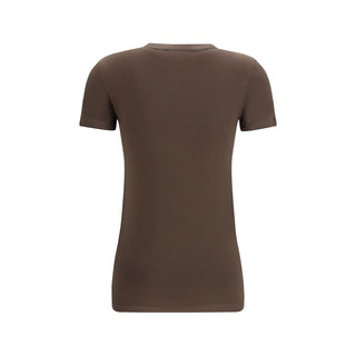 Braunes Baumwoll-T-Shirt